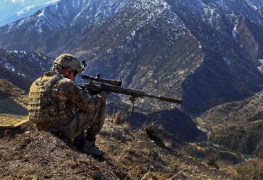 Army Sniper in Afghanistan