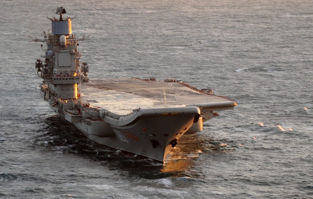 Kuznetsov at sea