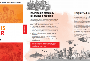 Swedish Defence booklet