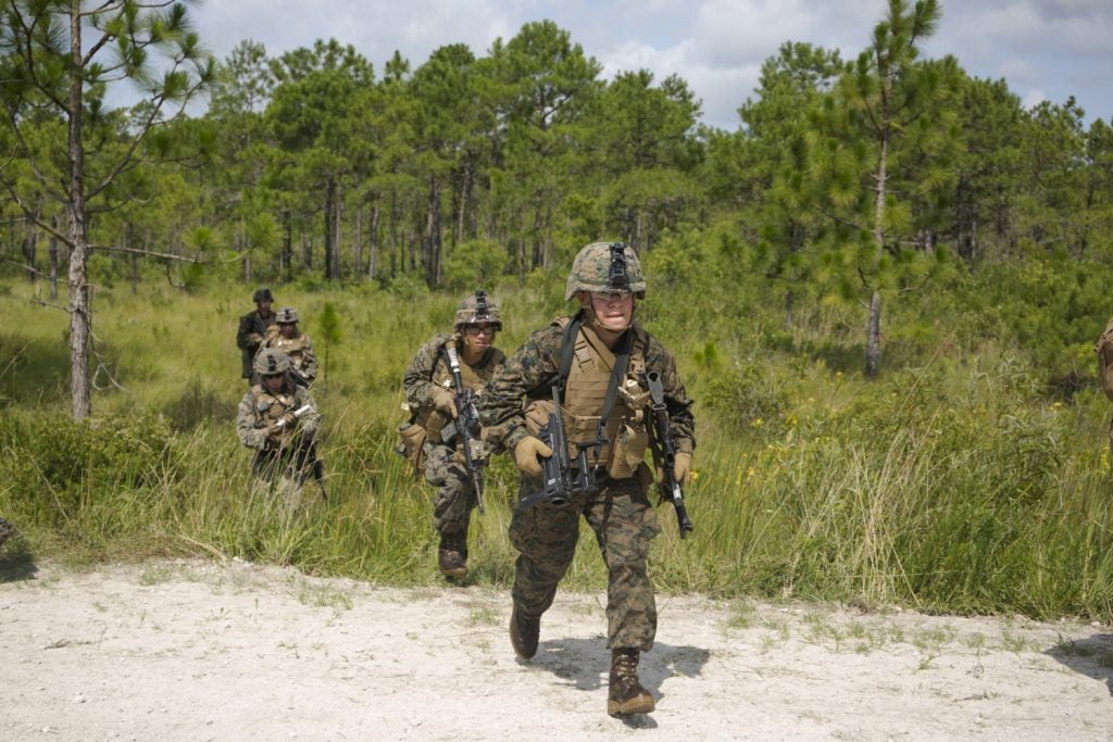 Marines with M320