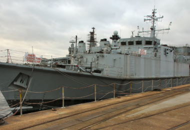Stripped HMS Walney