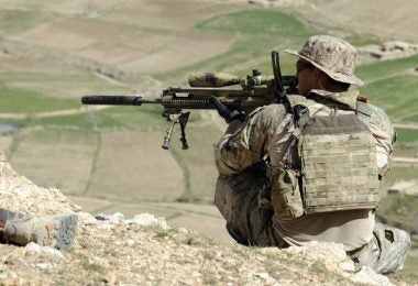 Special Forces with a FN SCAR SSR in Afghanistan
