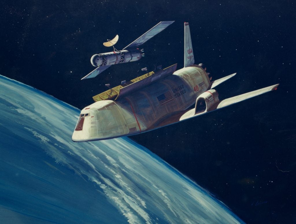 concept art for NASA's shuttle