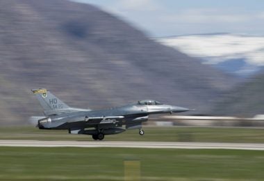 F-16 taking off Hill AFB April 2019