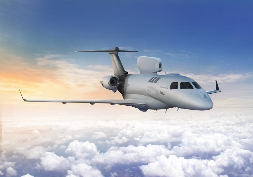 Concept render of the P600 AEW (courtesy of Embraer)