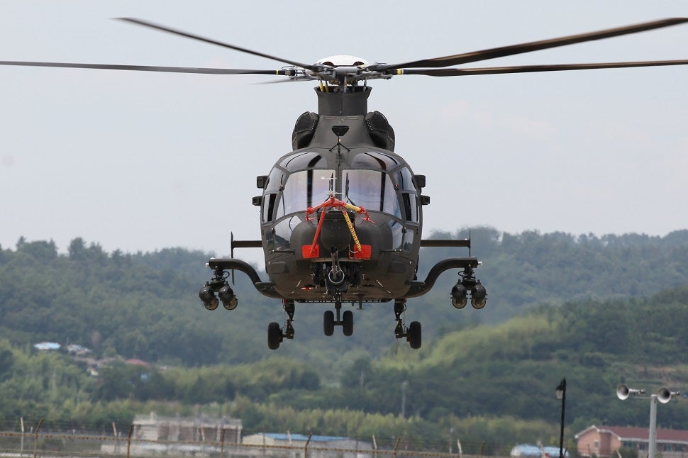 KAI LAH at its maiden flight on 4 Juny 2019 (photo courtesy of Korea Aerospace Industries)