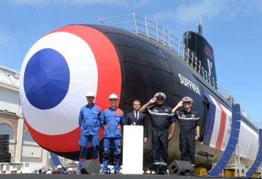 Launching Ceremony of the Barracuda submarine class (photo courtesy of Naval Group)