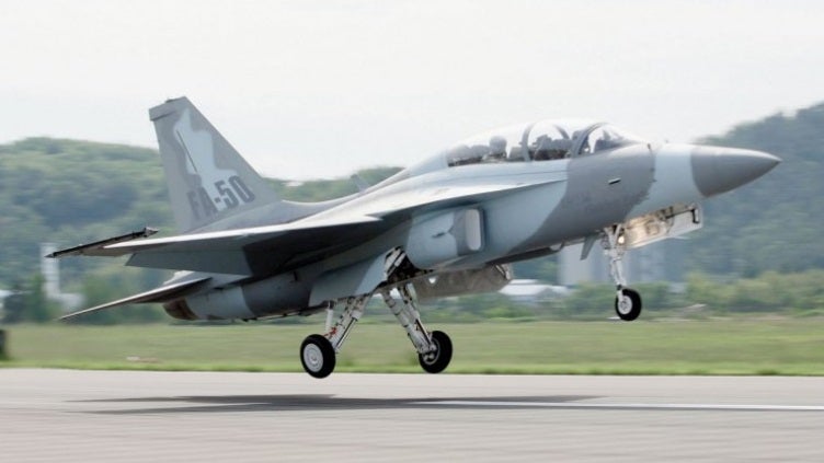 KAI FA-50 taking off (photo courtesy of Korea Aerospace Industries)