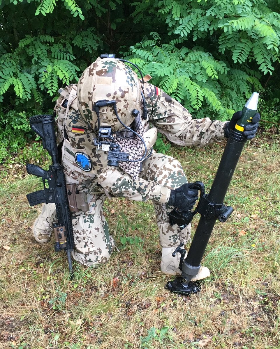 米軍実物 テストサンプル？ M224 60mm Mortar Pack System MOLLE