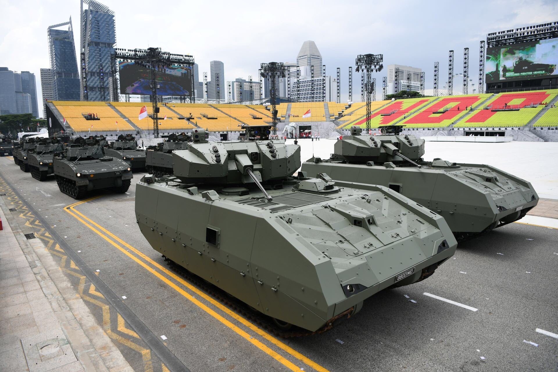 Phrase 2 Production Contract for Singaporean Hunter Armored Fighting Vehicle
