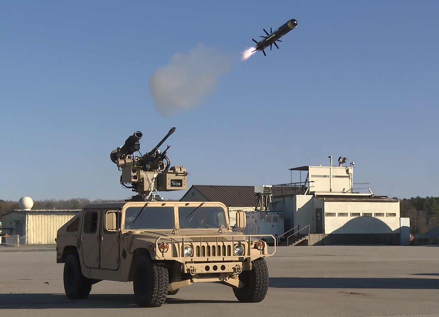 EOS Test Fire Cannon and Javelin from Remote Weapon Station