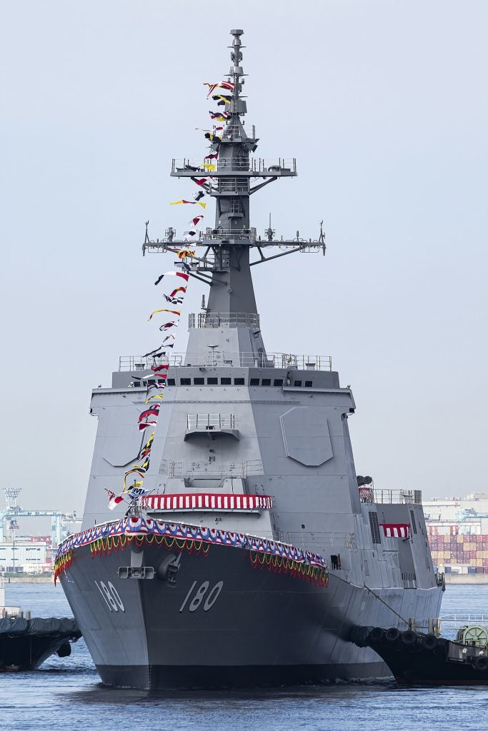 New Japanese Missile Defense Destroyer JS Haguro (DDG-180) Begins Sea Trials