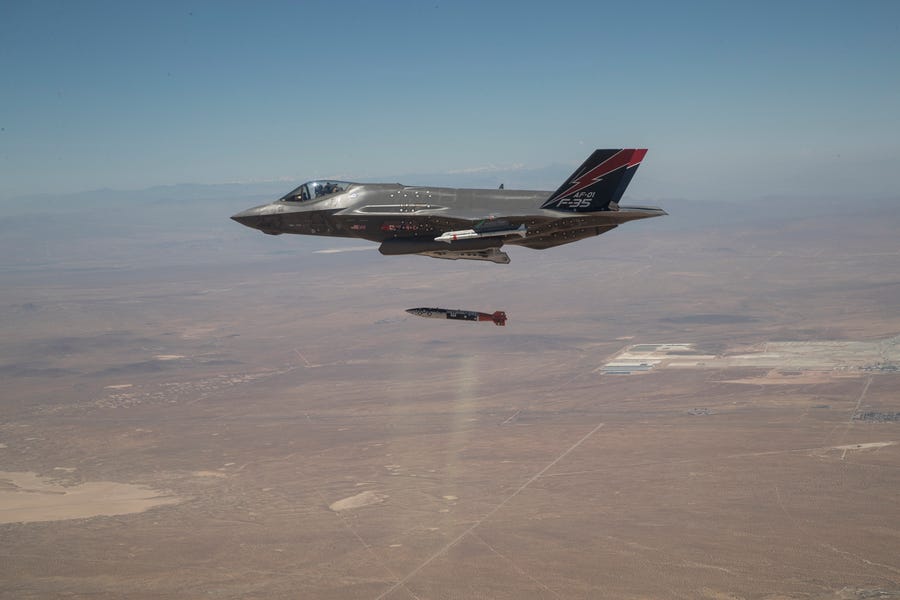 F-35 Demonstrates B61-12 Nuclear Bomb Capability