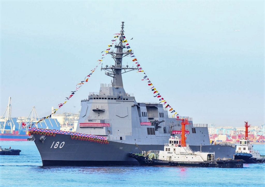 New Japanese Missile Defense Destroyer JS Haguro (DDG-180) Begins Sea Trials