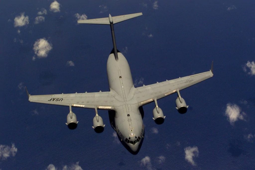 Humanitarian Aid Delivered to Beirut by U.S. Air Force C-17 Globemaster IIIs