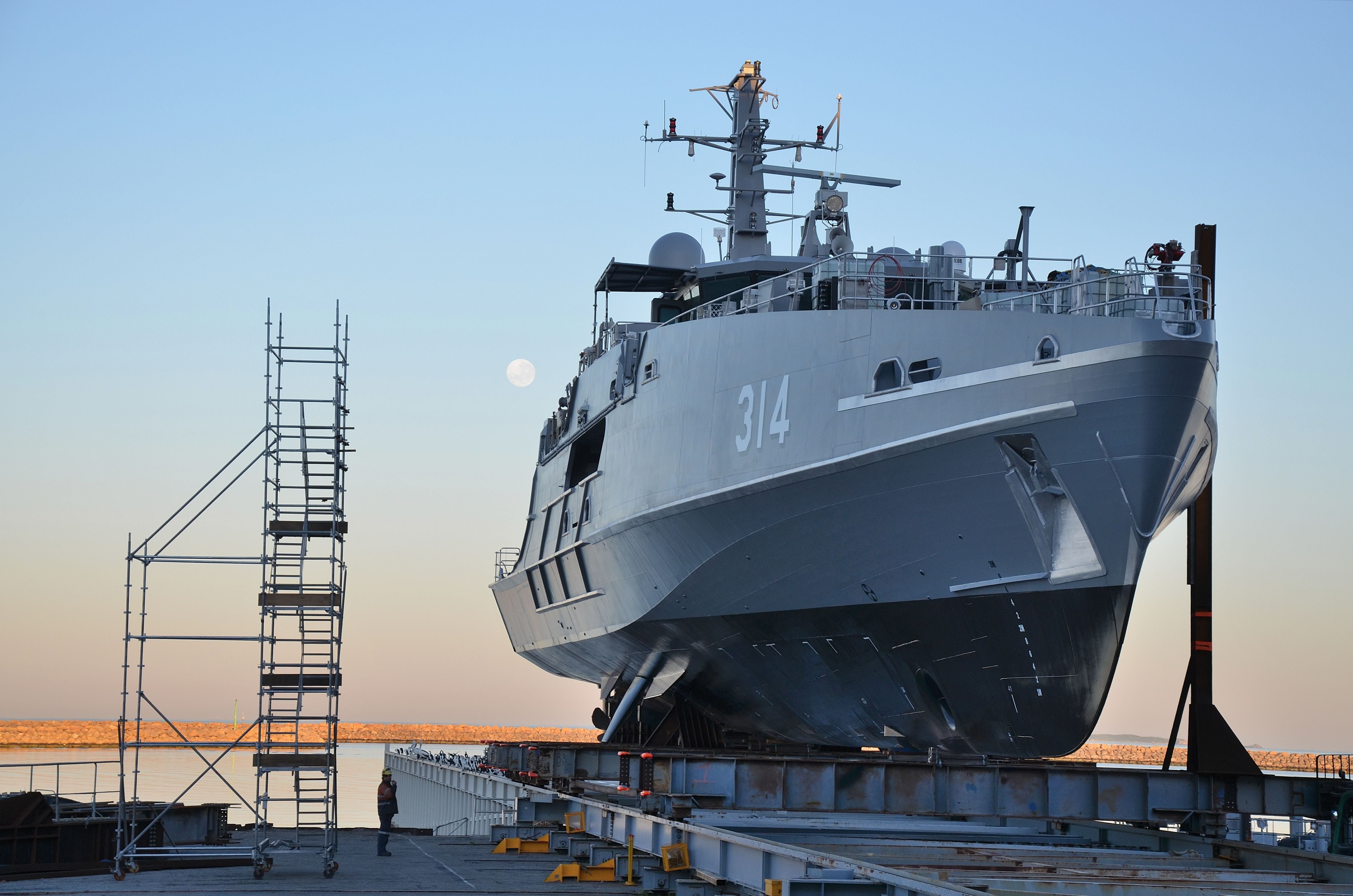 First of Six Evolved Cape Class Patrol Boats Launched by Austal First of Six Evolved Cape Class Patrol Boats Launched by Austal