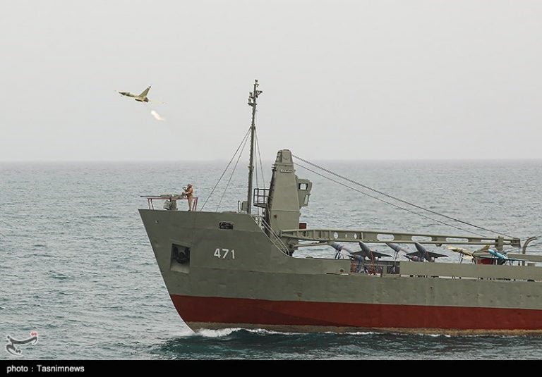 Islamic Republic of Iran Navy Unveils Its First Drone Division in The