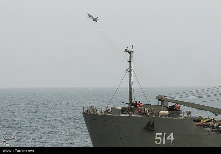 Islamic Republic of Iran Navy Unveils Its First Drone Division in The