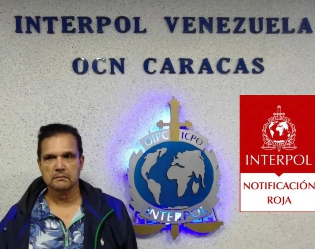 "Fat" Leonard Francis after arrest at Caracas' international airport (Carlos Garate Rondon, director general of Interpol Venezuela,)
