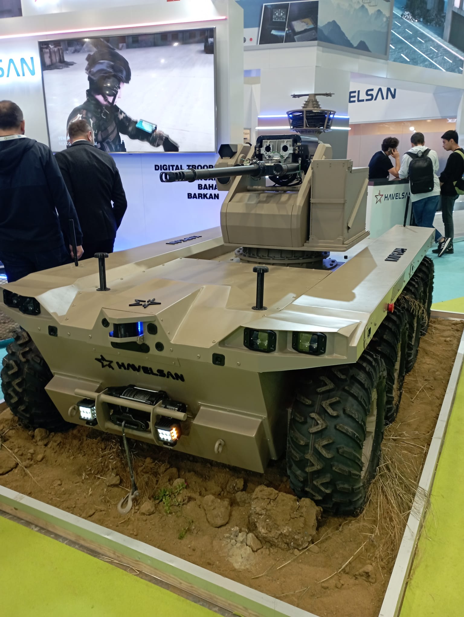 SAHA EXPO 2022 HAVELSAN Exhibits its KAPGAN Armed Unmanned Ground