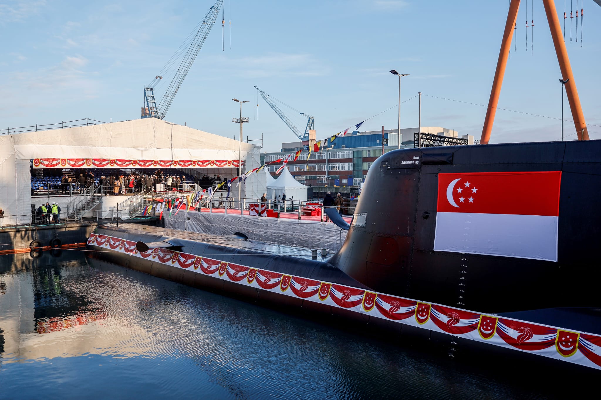 TKMS Launches New Type 218SG Submarines Named 'Impeccable' and