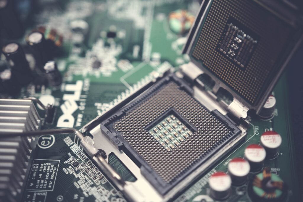 A Dell Motherboard and Central Processing Unit (Pok Rie/Pexels)