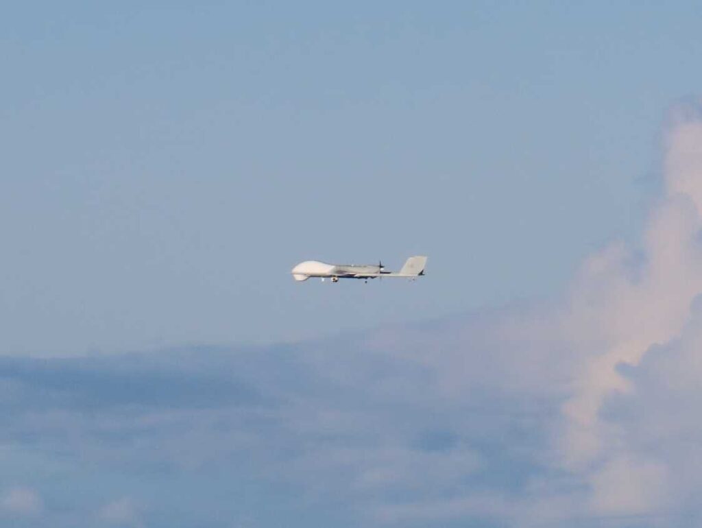 File photo of a BZK-005 UAV intercepted by the JASDF in 2022