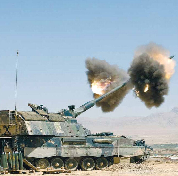 Panzerhaubitze 2000 Self-Propelled Gun, in service with the Bundeswehr / Image from Rheinmetall Website