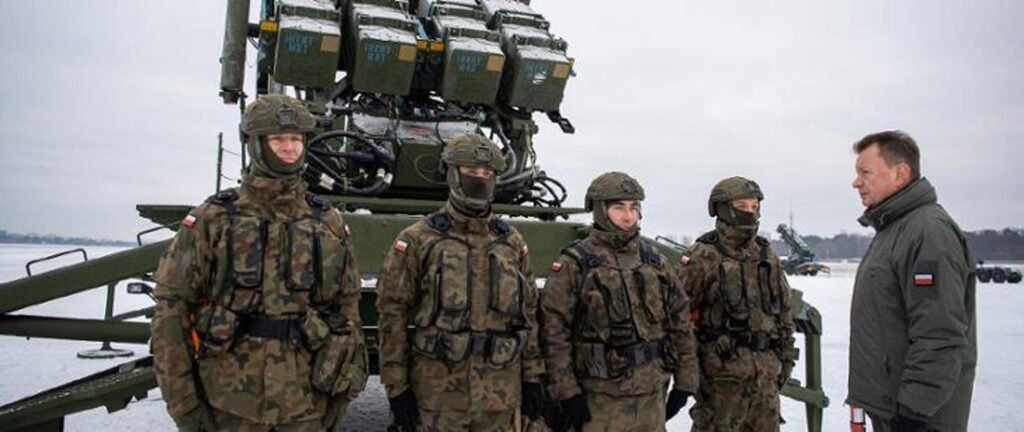 Polish Crew with Patriot Missile system and Polish Minister of Defense Mariusz Błaszczak // Polish Ministry of Defense