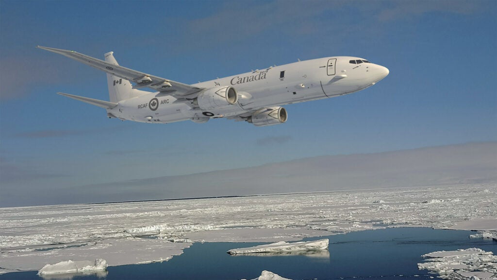 Artist's rendering of a P-8A Poseidon in Royal Canadian Air Force markings (Boeing)