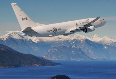 Artist's rendering of a P-8A Poseidon in Royal Canadian Air Force markings (Boeing)