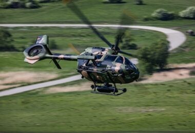 An Airbus H145M prototype testing the German Army's configuration (German Defense Ministry)