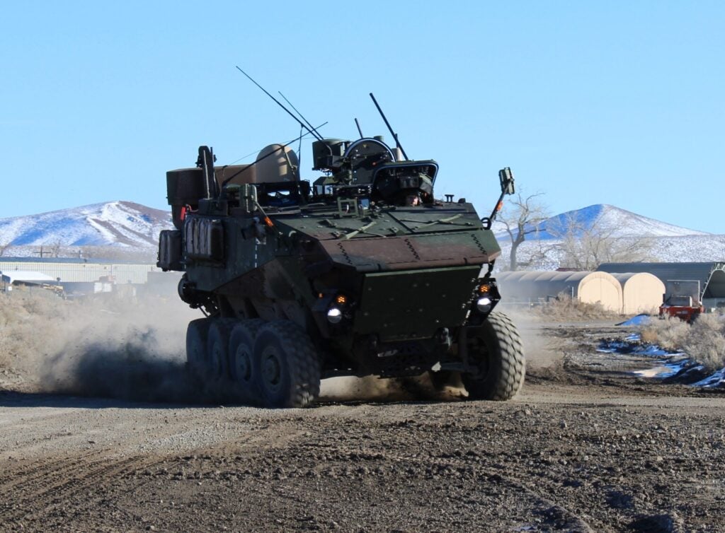 ARV testing in March 2023 at the Nevada Automotive Test Center (General Dynamics Land Systems)