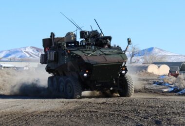 ARV testing in March 2023 at the Nevada Automotive Test Center (General Dynamics Land Systems)