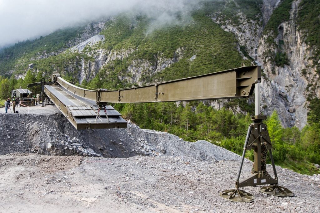 A Dry Support Bridge. A variant of this bridge, the General Support Bridge, is being procured for the British Army (KNDS UK)