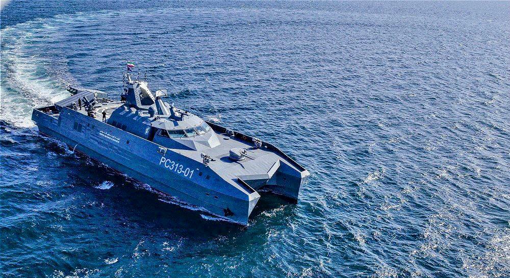 The IRGC Navy Commissions The Catamaran-Type Shahid Abu Mahdi al-Muhandis  Warship