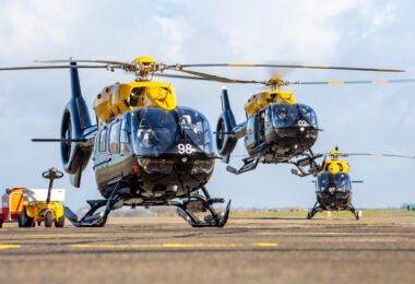 Pictured are Jupiter helicopters from 202 Sqn at RAF Valley. 202 Sqn use the Jupiter to train new rotary pilots from both the RAF and the Royal Navy. The Jupiter HT Mk.1 has introduced digital technology to the helicopter training programme. The Juno and Jupiter cockpits include the very latest in Airbus Helicopters avionics which delivers enhanced safety and improved situational awareness. The type serves with 202 Squadron at RAF Valley which delivers maritime, mountain and search and rescue training to helicopter aircrew.