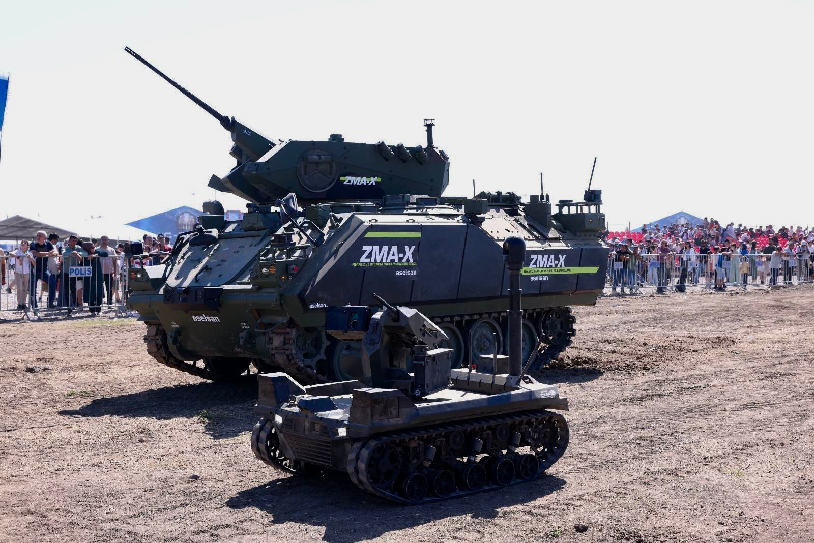 Aselsan Introduced Its New Unmanned Armoured Combat Vehicle