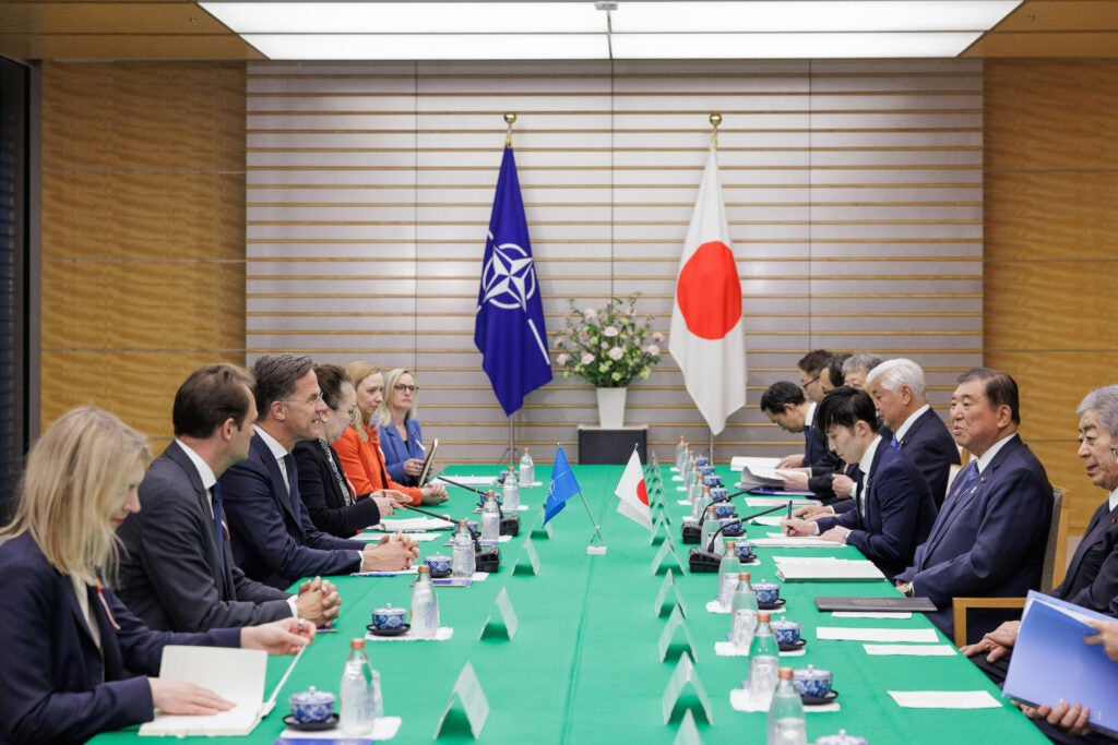 NATO Secretary General Mark Rutte meets the Prime Minister of Japan, Shigeru Ishiba (NATO)
