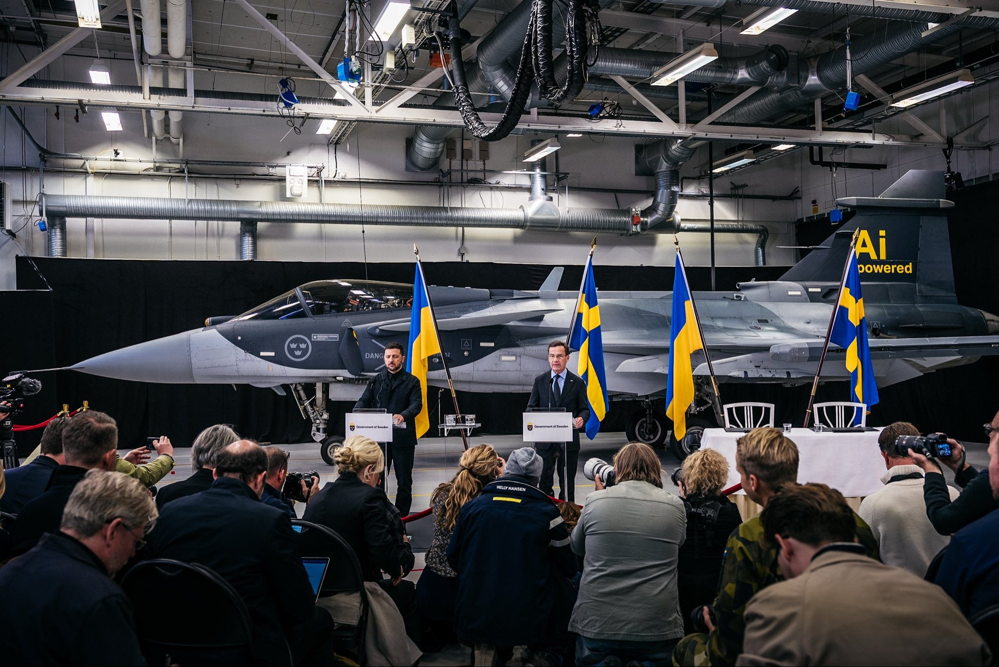Ukraine and Sweden Sign Letter Of Intent For Gripen E Negotiations